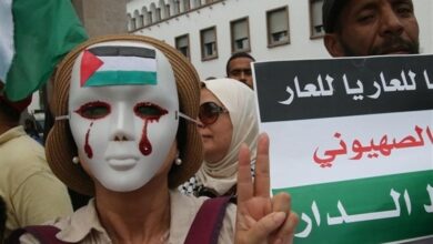 تظاهرات ضد صهیونیستی مغربیها در ۴۵ شهر