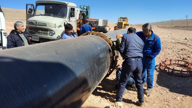 تعمیرات خطوط انتقال گاز آسیبدیده تکمیل شد