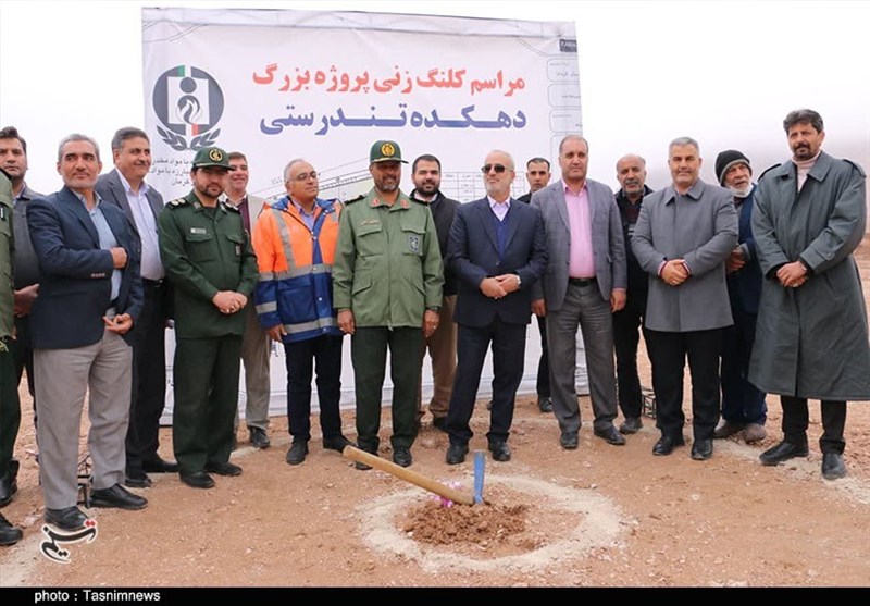 دهکده تندرستی کرمان کلنگزنی شد + تصویر