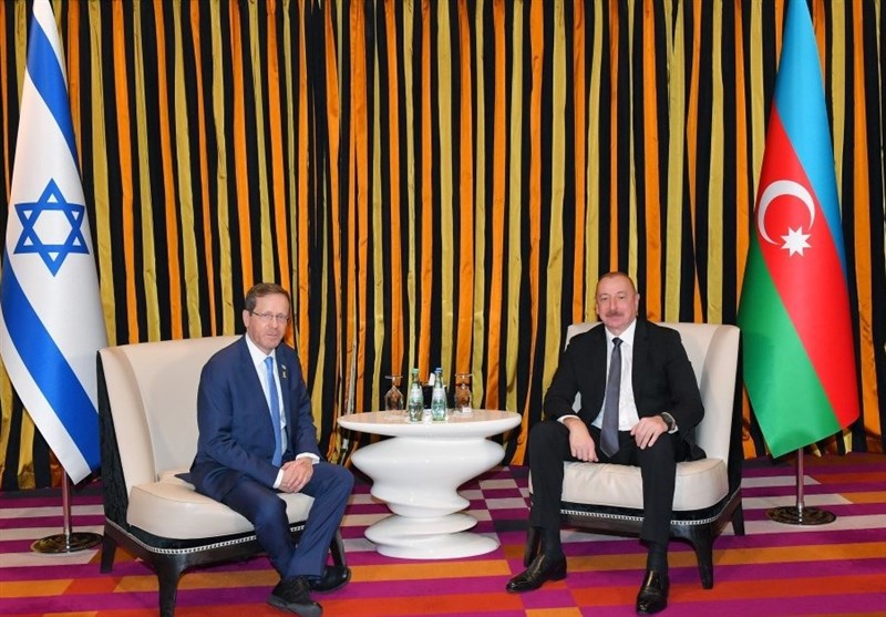 دیدار الهام علی اف با رئیس رژیم صهیونیستی و گفتوگو درباره توسعه روابط دوجانبه