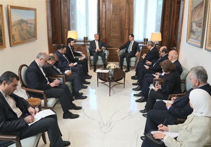 حسین امیرعبداللهیان , کشور سوریه , بشار اسد ,