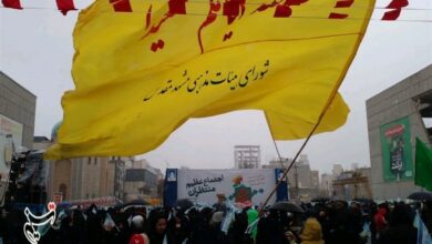 راهپیمایی "منتظران ظهور" در بجنورد/ جشن نیمه شعبان در خراسان شمالی + فیلم