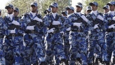 رژه مشترک عقابان تیزپرواز نیروی هوایی ارتش در پایگاه شکاری بندرعباس