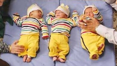 زن جوان رباطکریمی با 3 قلوهایش مادر شد+عکس