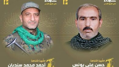 شهادت ۲ رزمنده حزبالله لبنان