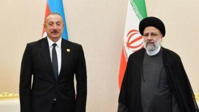 علیاف جشن انقلاب را به رئیسی تبریک گفت