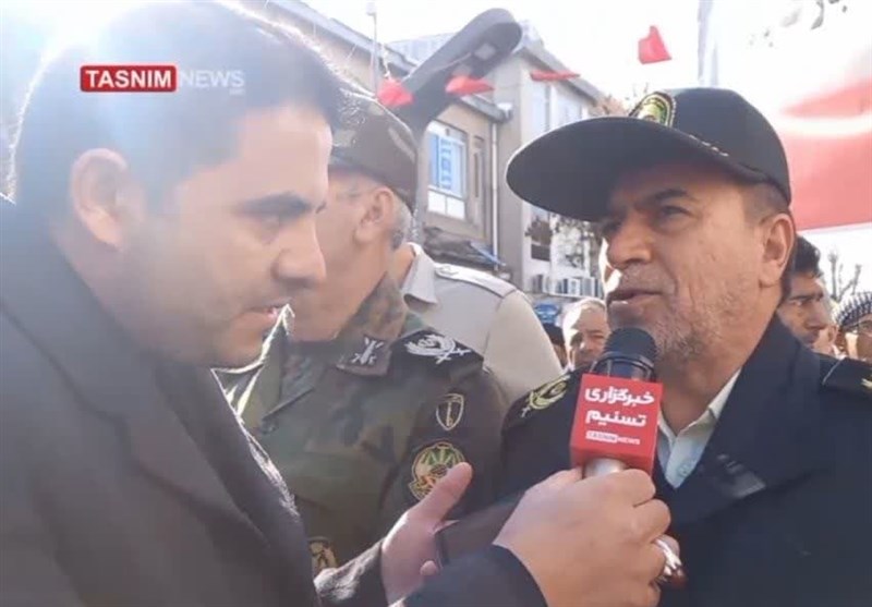 فرمانده انتظامی کردستان: راهپیمایی 22 بهمن در سایه امنیت پایدار برگزار شد