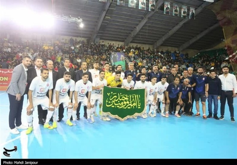 لیگ برتر فوتسال| جشنواره گل گیتیپسند در جشن قهرمانی + تصاویر