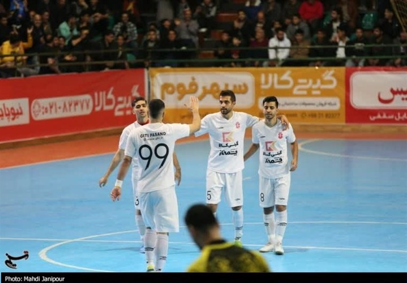 لیگ برتر فوتسال| جشنواره گل گیتیپسند در جشن قهرمانی + تصاویر