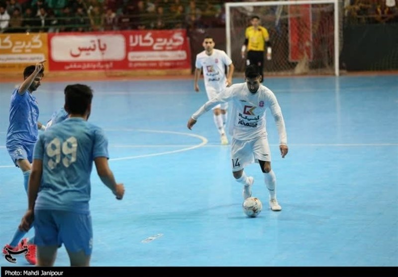 لیگ برتر فوتسال| جشنواره گل گیتیپسند در جشن قهرمانی + تصاویر