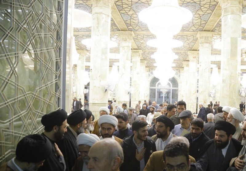 مراسم بزرگداشت آیتالله علوی گرگانی در قم برگزار شد+ تصاویر