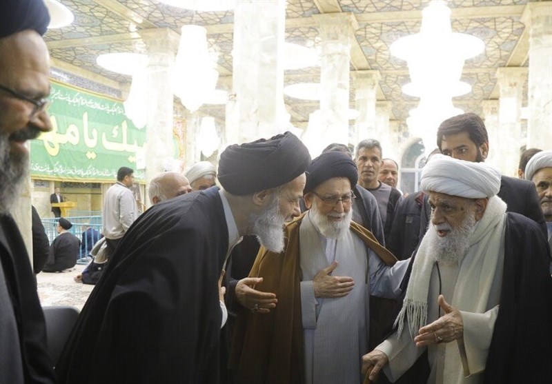 مراسم بزرگداشت آیتالله علوی گرگانی در قم برگزار شد+ تصاویر