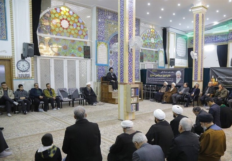 مراسم بزرگداشت آیتالله نمازی در قم برگزار شد + تصویر