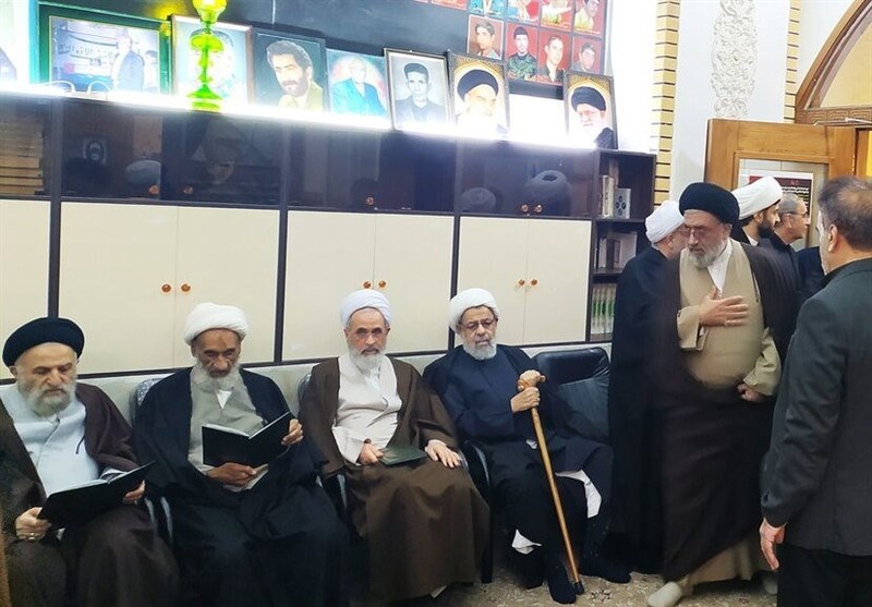 مراسم بزرگداشت آیتالله نمازی در قم برگزار شد + تصویر