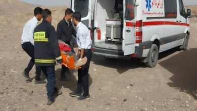 نجات فرد گرفتار در چاه ۳۰ متری بعد از ۳ شبانهروز در بم