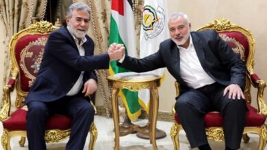 هنیه و النخاله پیشنهاد جدید آتشبس در غزه را مورد بررسی قرار دادند