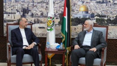 گفتوگوی تلفنی امیرعبداللهیان با اسماعیل هنیه