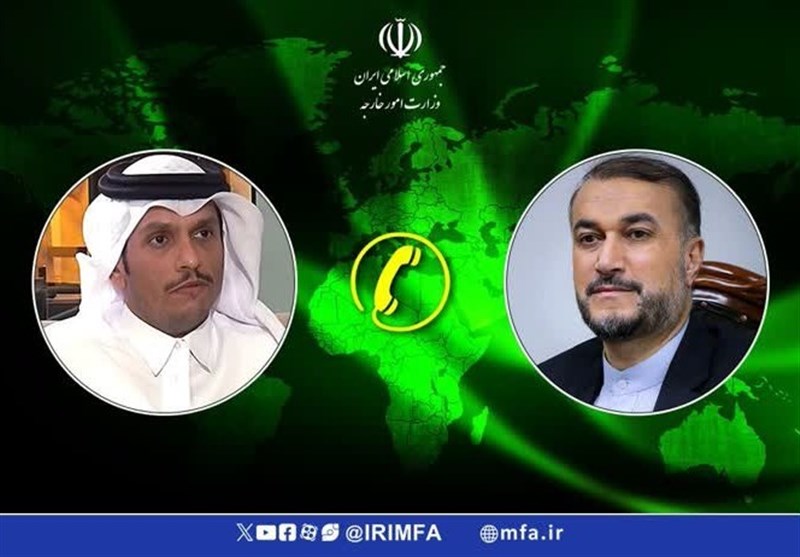 گفتوگوی تلفنی وزرای امور خارجه ایران و قطر
