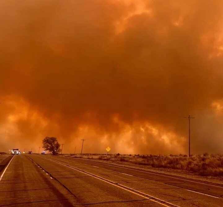 آتشسوزی در تگزاس آمریکا/ ۲ نفر جان باختند