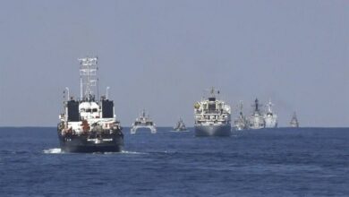 اجرای تمرین «Photo Ex» و آرایشهای تاکتیکی در رزمایش کمربند امنیت دریایی 2024