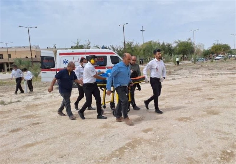 انفجار گاز پیکنیک در بوشهر 2 نفر را مصدوم کرد +تصویر