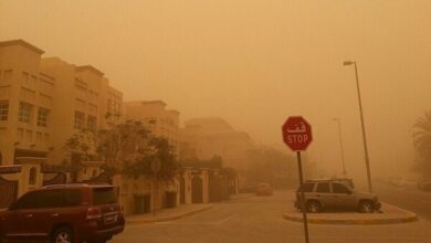 باران شدید در امارات و عربستان و جاریشدن سیلاب+ فیلم