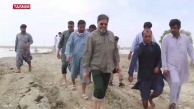 بازدید میدانی فرمانده سپاه سیستان و بلوچستان از مناطق سیلزده + فیلم