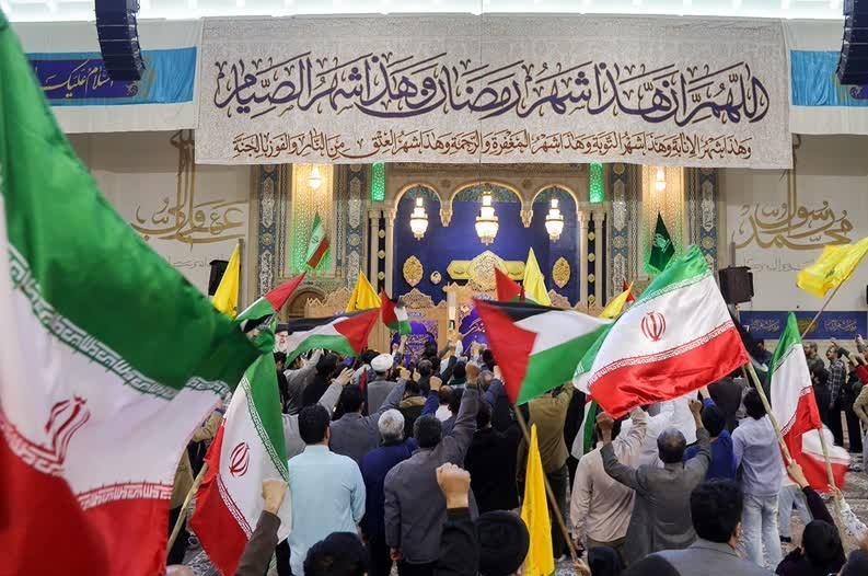 تجمع مردم قم در محکومیت جنایات رژیم صهیونیستی+ تصاویر و فیلم