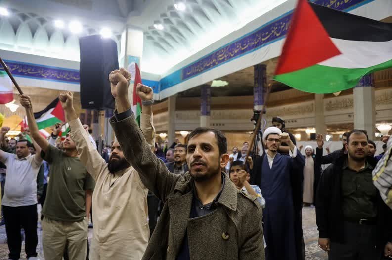 تجمع مردم قم در محکومیت جنایات رژیم صهیونیستی+ تصاویر و فیلم