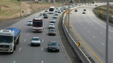 ترافیک نیمهسنگین در آزادراه قم_تهران و قم_کاشان