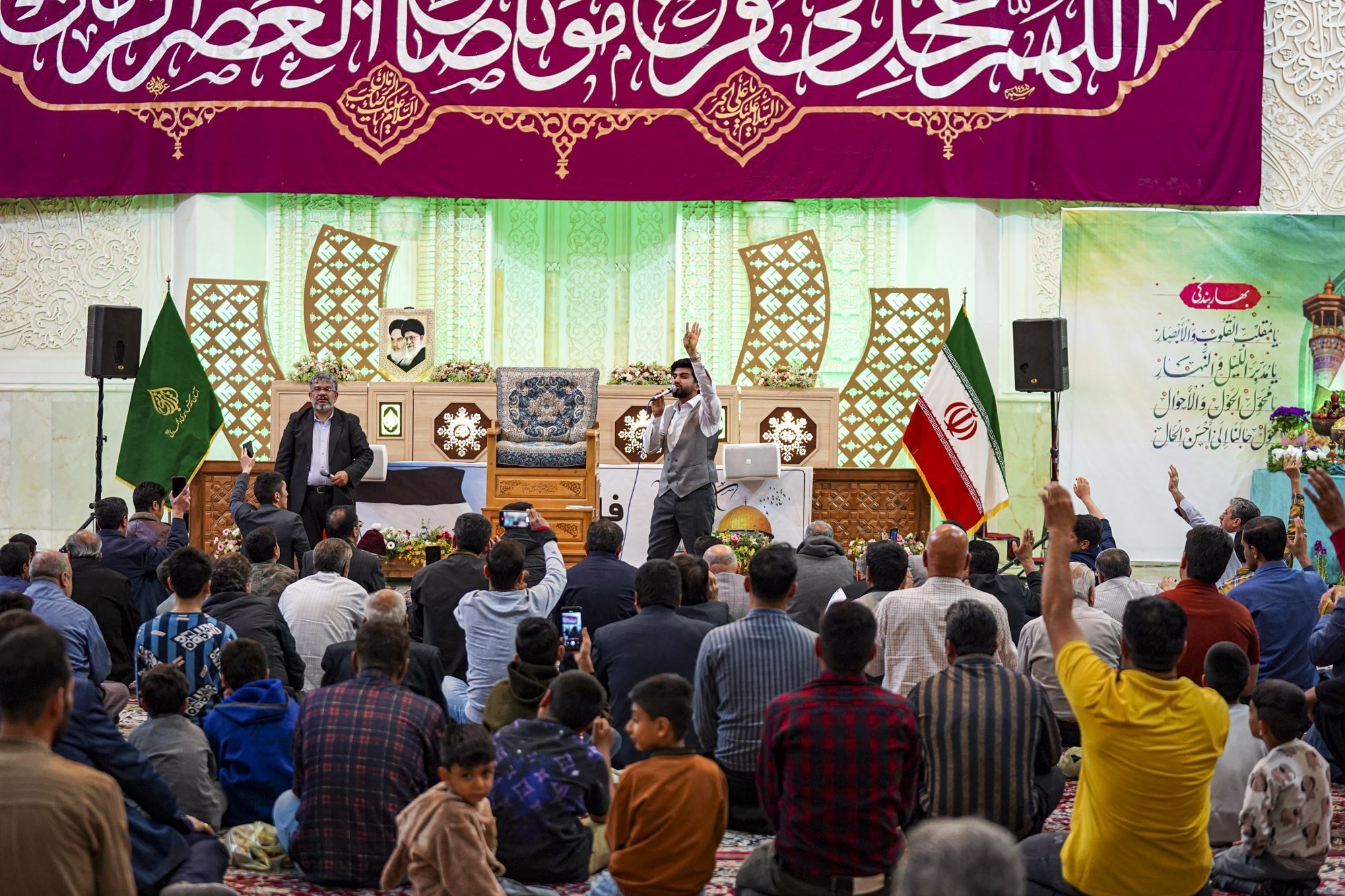 جشن میلاد کریم اهلبیت در سومین حرم اهلبیت + تصویر