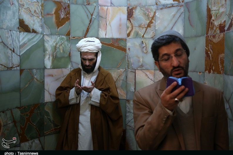 حالوهوای حرم حضرت معصومه در شب میلاد کریم اهلبیت(ع)