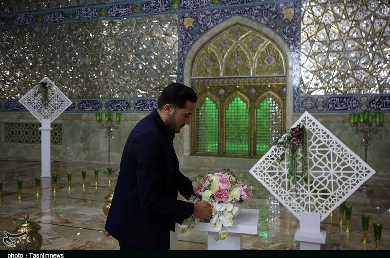 حالوهوای حرم حضرت معصومه در شب میلاد کریم اهلبیت(ع)