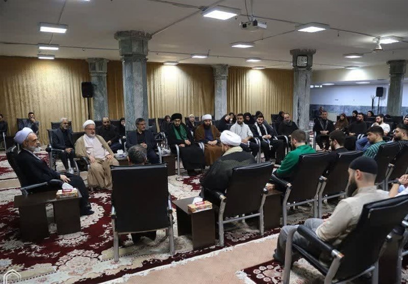 دیدار دانشجویان آلمانی با آیتالله اعرافی+ تصاویر