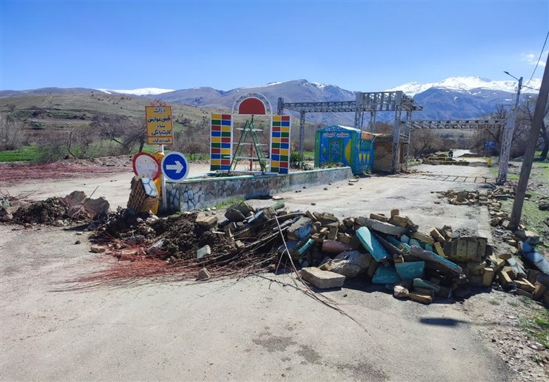 سراب گیان توسط اهالی بسته شد