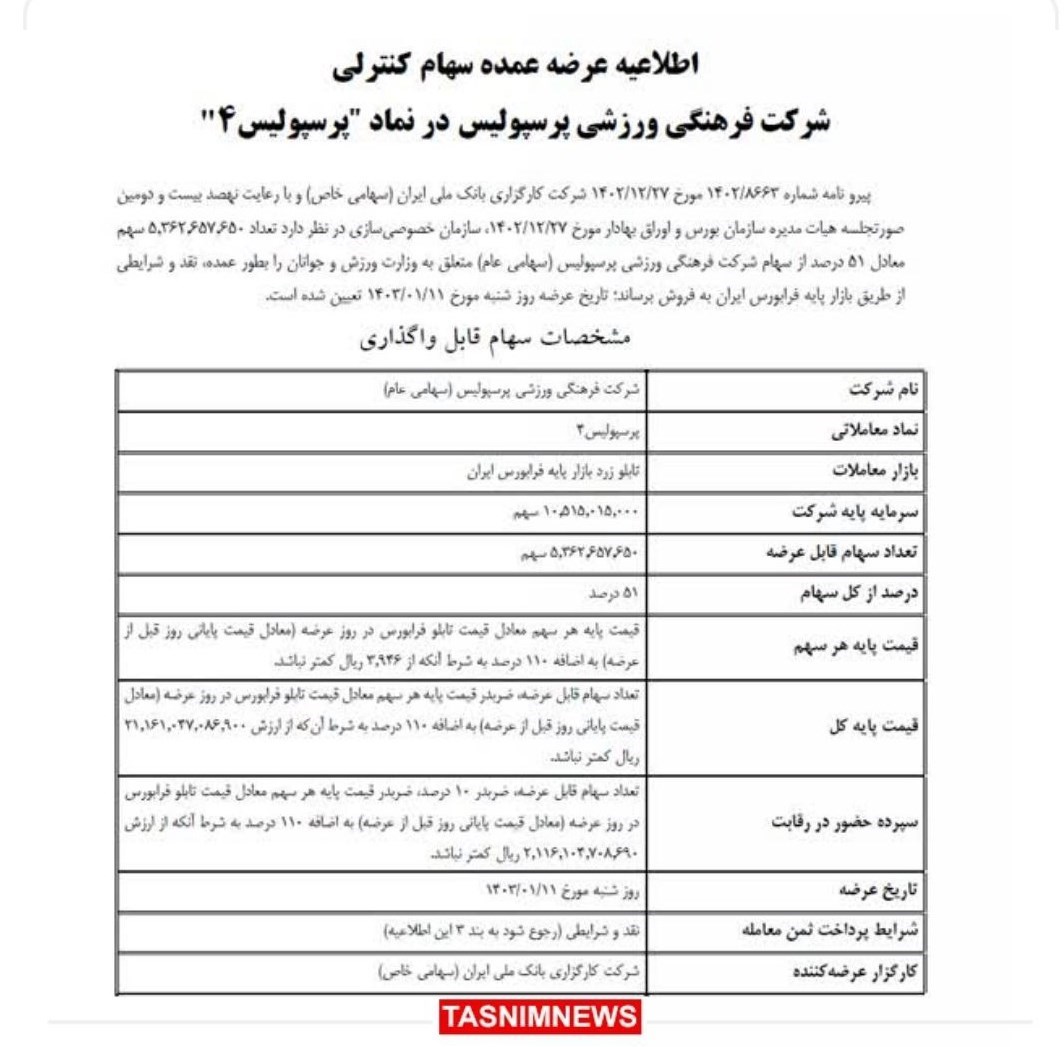 بورس اوراق بهادار تهران ,