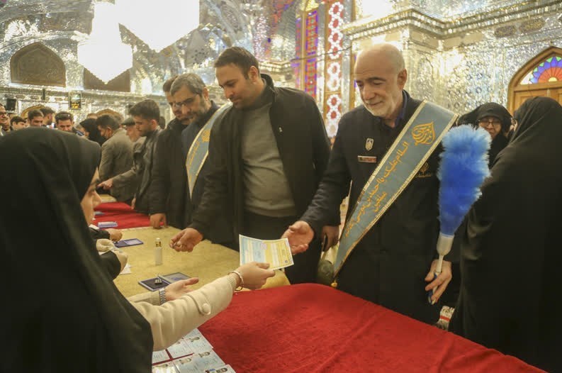 شکوه انتخاب در سومین حرم اهلبیت علیهم السلام به روایت تصویر