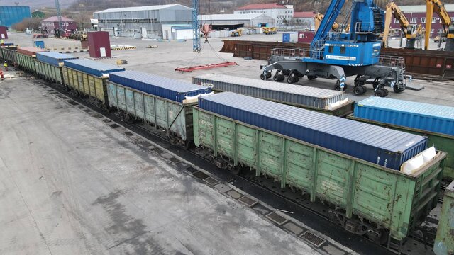 صعود حملونقل کانتینری روسیه