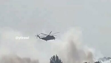 فرود بالگرد ارتش رژیم صهیونیستی در خانیونس + فیلم