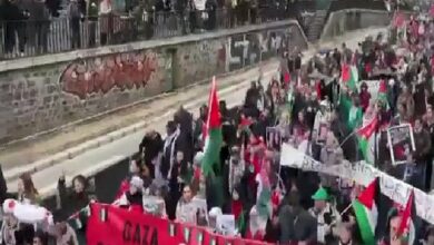 مردم فرانسه جنایتهای رژیم صهیونیستی در غزه را محکوم کردند+ فیلم