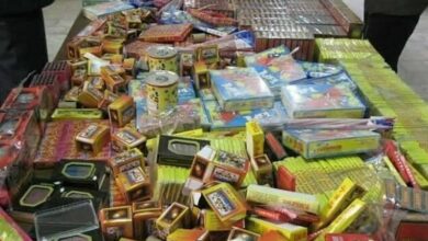 کشف 128 هزار ترقه و 237 کیلو مواد پیشساز محترقه در مشهد