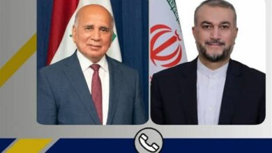 گفتوگوی تلفنی وزرای امور خارجه ایران و عراق