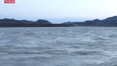 آبگرفتگی محورهای مواصلاتی شمال شرق اصفهان