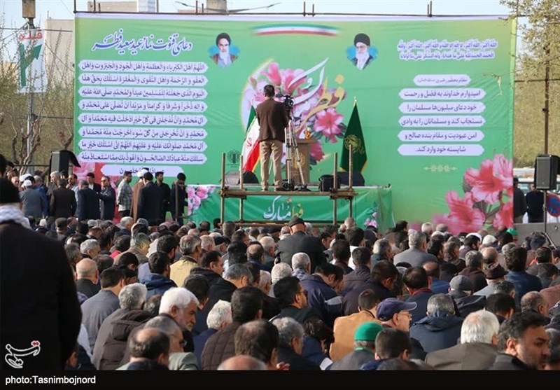 اقامه باشکوه نماز عید سعید فطر در بجنورد + تصاویر