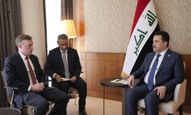 محمد شیاع السودانی , کشور عراق , کشور آمریکا , جو بایدن , واشنگتن , نخست وزیر عراق , وزیر خارجه عراق , مقاومت عراق ,