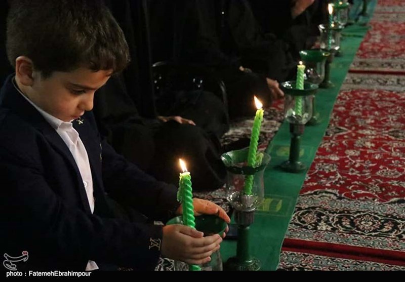برگزاری آیین شمعگردانی در آستان هلال بن علی(ع)+تصاویر