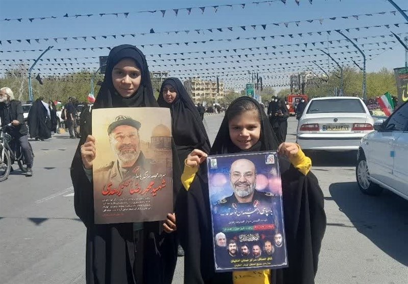 برگزاری کلاس ایثار و شهادت در آیین تشییع شهید زاهدی