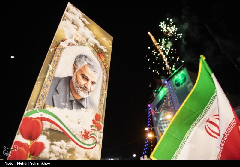 تجمع پرشور مردم بجنورد در حمایت از عملیات وعده صادق + فیلم