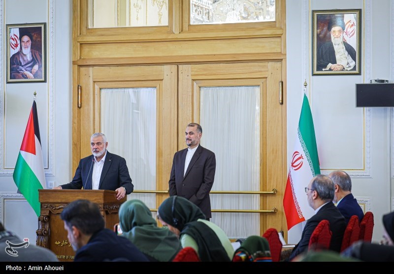 تسلیت وزیر خارجه به اسماعیل هنیه