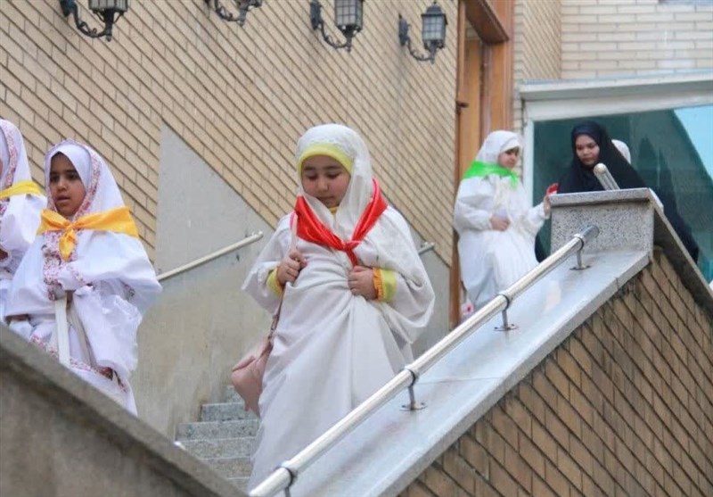 جشن دختران روزهاولی در حرم حضرت معصومه(س)+ تصاویر